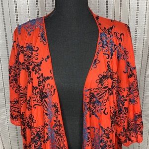 LuLaRoe Large Monroe Kimono